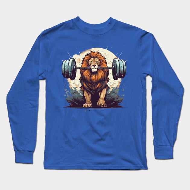 lion Long Sleeve T-Shirt by enzo studios